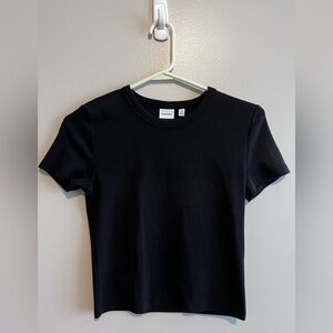 Aritzia Sunday Best Black Short Sleeve T-Shirt